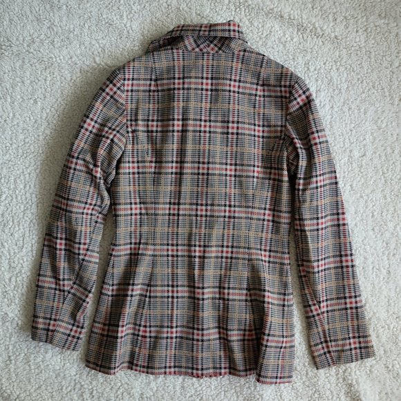 Vintage Plaid Blazer - Picture 2 of 5
